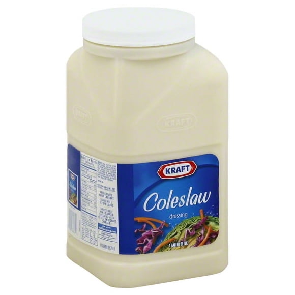 Kraft Vinaigrette Crémeuse pour Salade de Chou, Base Professionnelle Acidulée et Sucrée pour Salade, Pichet Vrac pour Services Alimentaires de 3,78 L (1 Gallon)