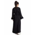 thumbnail image 5 of Hiiyo Big Girls Long Sleeve V-Neck Kaftan Maxi Dress Abaya Robe, 5 of 5