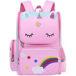 Unicon School Backpack for girls Elmentary School, Light Weight Kids backpack ,Water Proof children School Bag,16 inch Book bag