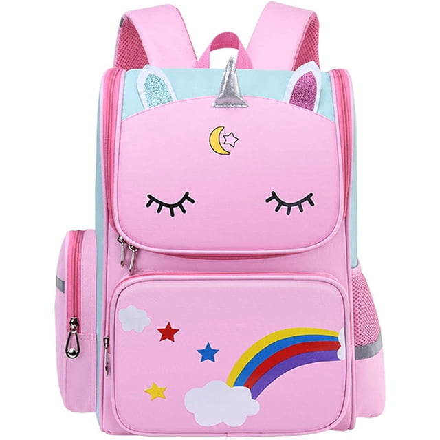 Unicon School Backpack for girls Elmentary School, Light Weight Kids backpack ,Water Proof children School Bag,16 inch Book bag