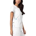 thumbnail image 3 of Adar Universal Scrubs For Women - Curved Glamour Scrub Top, 3 of 7