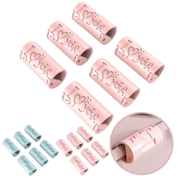 Aofa Non-Slip Grips for Quilt Templates 6 PCS Quilt Blankets Fastener Clip Quilt Holder Anti-Run Kick Buckle Duvet Sheet Fixer Quilt Cover Household Non-Slip Device