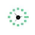 thumbnail image 1 of Agiferg DIY Luminous Stereo Digital Wall Clock Creative Wall Sticker Clock Living Room Decoration Clock, 1 of 2