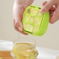 thumbnail image 4 of EGNMCR Ice Lattice,Ice Cube Tray,Ice Trays Household Ice Box Convenient Press One Second Ice Nine Box Mini Ice Making Artifact Film Tool ice cube tray, 4 of 5