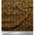 thumbnail image 3 of oneOone Cotton Silk Fabric Waves Panel Print Sewing Fabric BTY 42 Inch Wide, 3 of 3