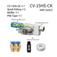 thumbnail image 2 of Pneumatic Vacuum Generator Suction Cup Negative Pressure Control, Air Exhaust Ejector CV-10HS CV-15HS CV-20HS CV-25HS ,Widely Used, 2 of 7