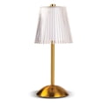 thumbnail image 2 of Bell + Howell Lampe de Table Aurora Petite Sans Fil Tactile DEL Rechargeable pour Table de Chevet Bureau Table de Nuit Base Dorée, 2 of 7