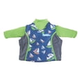 thumbnail image 2 of Stearns Puddle Jumper Kids 2-in-1 Life Jacket and Rash Guard, Sailboats, 2 of 7