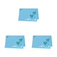 thumbnail image 3 of Maytalsory 1/2/3/5 50pack/lot Add Touch Of Class With Wedding Elegant Name Cards Smooth Surface blue 3PCS, 3 of 6