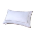 thumbnail image 1 of Matoen12 Cotton Pillows Supportive Bed Pillow Core for Home Hotel, Skin-Friendly Bedding Pillows for Back, Side & Stomach Sleeper, High Resilient, Non Collapsing, Solid Color, 20"x30", 1PC, Gold, 1 of 9