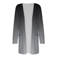 thumbnail image 4 of CNKOO Womens Casual Lightweight Long Sleeve Cardigan Soft Drape Open Front Fall Dusters, 4 of 4