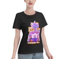 thumbnail image 2 of T-Shirt Basique à Manches Courtes pour Femmes Super Saiyan, 2 of 6