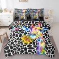 thumbnail image 1 of YST Rainbow Giraffe 7-Piece Comforter Set, Cute Animal Theme, Twin Size, 1 of 4
