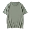 thumbnail image 1 of CEHVOM T-shirt d'Été pour Homme à Col Rond en Coton Mercerisé à Manches Courtes, 1 of 3