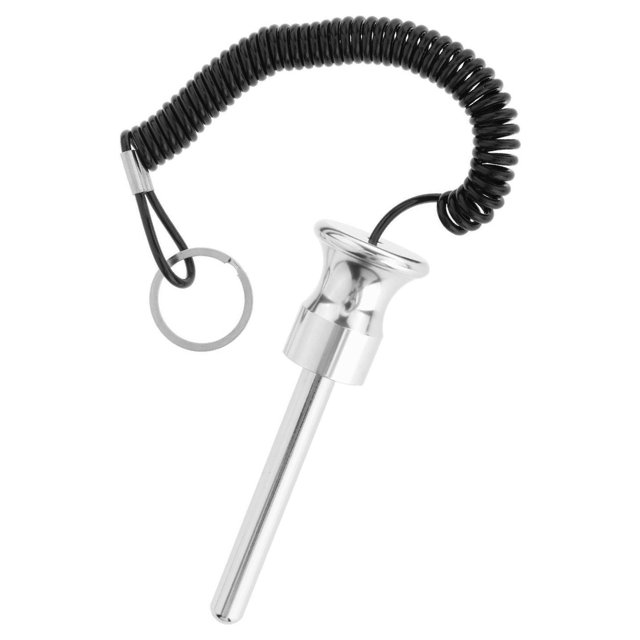 Dalazy Magnetic Weight Stack Pin with Pull Rope Replacement Parts Silver 10x80mm 1Set