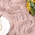 thumbnail image 4 of VogueV Chemin de Table Plateau à Fromage - Décor de Salle à Manger Texturé Froissé Or Rose, 4 of 6