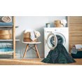 thumbnail image 2 of Ahgly Company Tapis d'Aire Rectangulaire Transitionnel Vert Sarcelle Profond pour Intérieur, Lavable à la Machine, 5 Pieds x 7 Pieds, 2 of 7