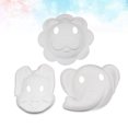 thumbnail image 3 of CIMAXIC Party 3 Pcs Animal Face Mask DIY Paintable Blank Mask Eco-friendly Pulp Party Mask Masquerade Costume Cosplay Accessory - Elephant Rabbit Lion (White),9.45"X7.28"X1.97", 3 of 4