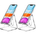 thumbnail image 1 of Acrylic Cell Phone Stand, Portable, Clear Phone Stand, 2 Pack, 1 of 5