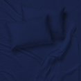 thumbnail image 1 of Ensemble de Draps en Microfibre Sans Plis, Format Double, Bleu Foncé, 1 of 3