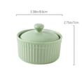 thumbnail image 3 of CUITING Ramen Soup Bowl Round Ramekin Bowl Oven Dish Cups Roaster Pan with Lid Multipurpose Bowl Multifunction Porcelain Cup Ceramics, 3 of 5