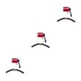 thumbnail image 4 of Maytalsory Réservoir de Fluide Durable pour Huile Fluide - Universel et Élégant Ensemble d'Aérographe Durable et Longue Durée Rouge 3Ensemble, 4 of 6
