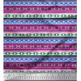 thumbnail image 1 of Soimoi Moss Georgette Fabric Aztec Geometric Fabric Prints By Yard 42 Inch Wide, 1 of 1