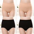 thumbnail image 2 of Plebaso Womens High Waisted Cotton Underwear Full Coverage Ladies Panties Multipack Regular and Plus Size, 2 of 3