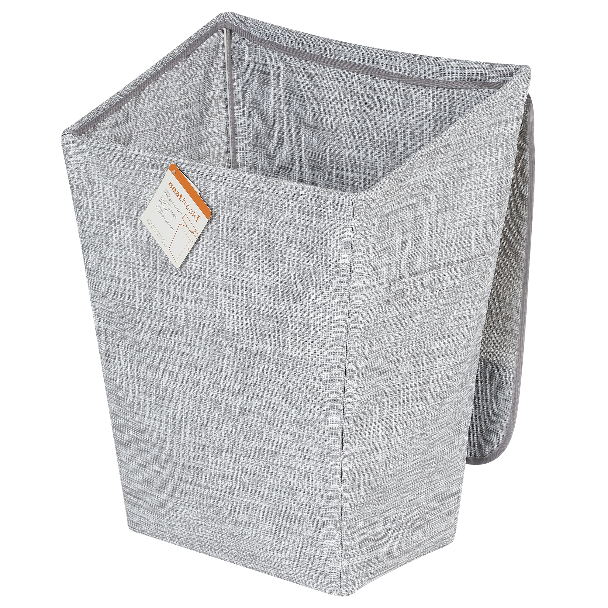 neatfreak! Panier à linge de coin avec couvercle