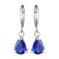 thumbnail image 3 of XZNGL Ladies Fashion Colorful Diamond Water Drop Stud Earrings Jewelry, 3 of 8