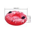 thumbnail image 4 of IROINID Snow Tube For Winter Fun Inflatable 37 Inch Heavy Duty Snow Sleds, 4 of 5