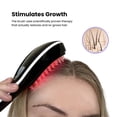 thumbnail image 3 of Hair Brush Clearance! Beauos Electric Massage Comb Red Light Hair Brush Hair Oil Applicator 3D Massager for Head Vibration Atomization Electric Massage Steam Hair Comb, Hair Brush, Clearance Sale, 3 of 9