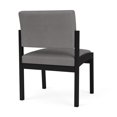 thumbnail image 5 of Lenox Steel Reception Waiting Armless Guest Chair / Black Steel / Light Gray, 5 of 5
