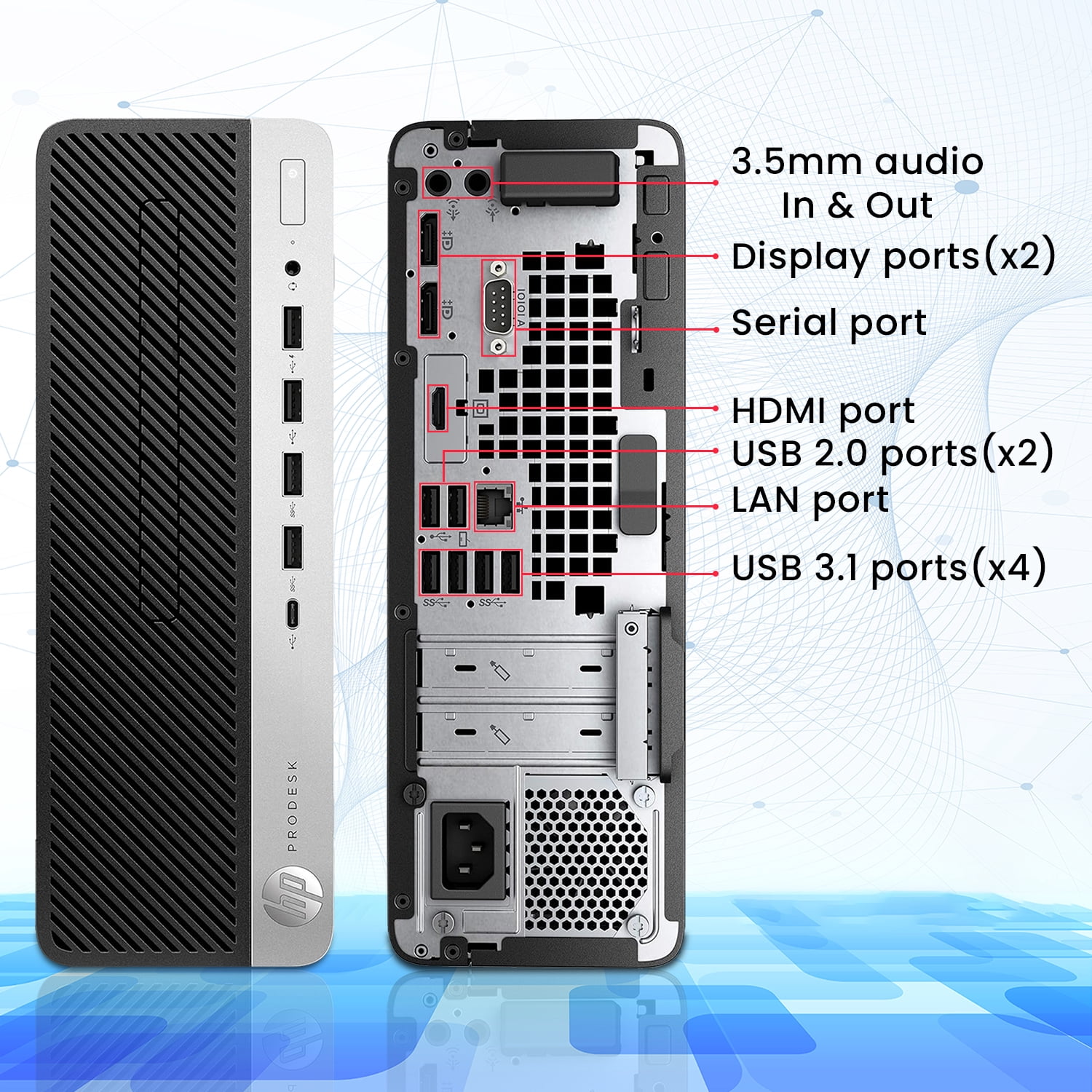HP ProDesk 600 G4 SFF High-Performance Windows 11 Pro Desktop PC