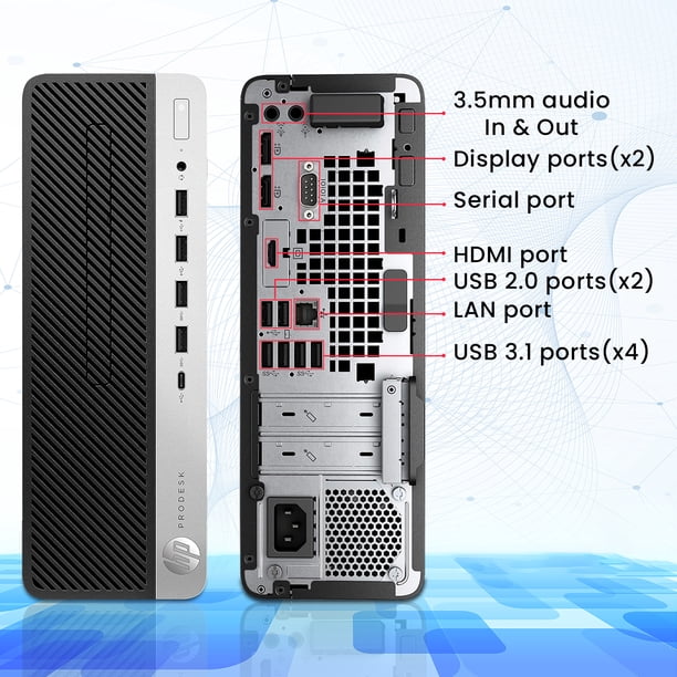 HP SFF Windows 11 Pro Business Desktop Computer PC, Intel Core i5