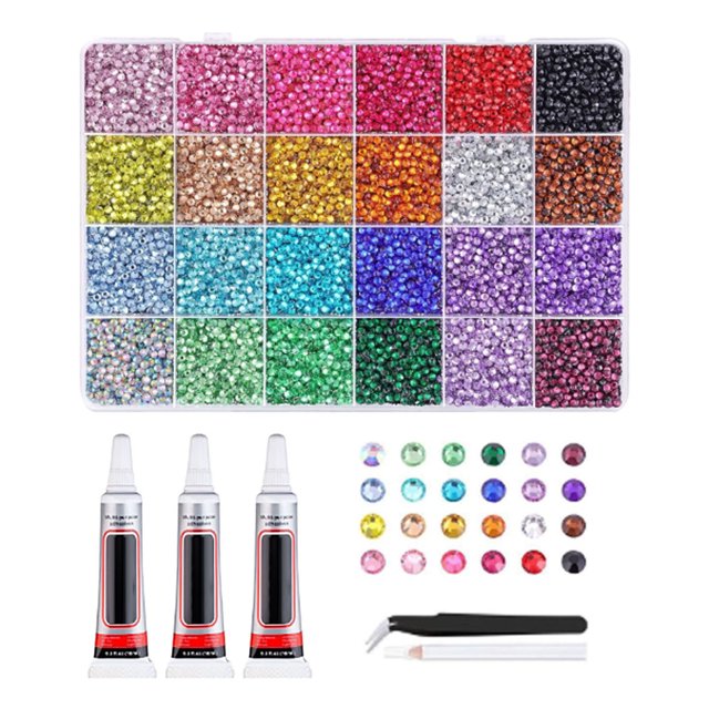 TIELUTT A DIY Craft Project Of Sparkling Gemstone Art for Adults and Children(30ml) Adult Arts and Crafts Arts and Crafts Adults Adult Paintings Dot Painting Kits Painting for Beginners