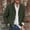 Army Green, variant on TIMIFIS Men's Casual Linen Shirts Long Sleeve Beach Shirt Collarless Button Down T Shirts-BlackFall s