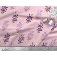 thumbnail image 3 of Soimoi Viscose Chiffon Fabric Leaves & Floral Block Decor Fabric Printed Yard 42 Inch Wide, 3 of 3