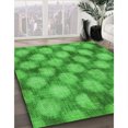 thumbnail image 3 of Ahgly Company Tapis Rectangulaire Lavable en Machine Intérieur Transitionnel Vert Lime, 5 Pieds x 8 Pieds, 3 of 7