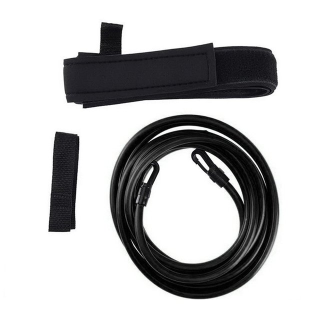 1 Set Swim Trainer Belt Rubber Tube Pull Rope Strength Training Resistance Band Swimming Equipment Elastic Band Pool Accessories