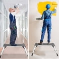 thumbnail image 4 of 330lbs Aluminum Step Stool Folding Bench Work Platform Non-slip Drywall Ladder, 4 of 9