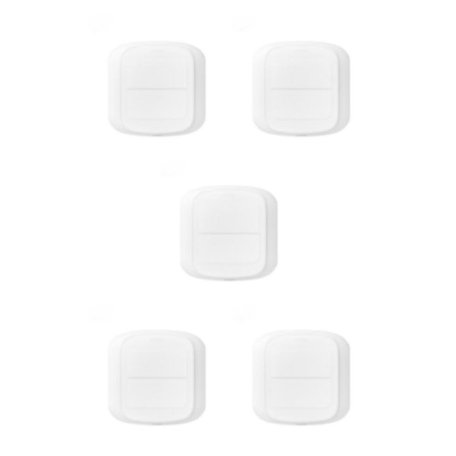 Thinsony 1/2/3/5 Tuya Zigbee Smart Switch Wireless Control At Fingertips Switch Push Button Scene Switch Push Smart Controller Automation zigbee 5PCS