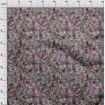 thumbnail image 4 of oneOone Velvet Maroon Fabric Asian Ditsy Flower Sewing Craft Projects Fabric Prints By Yard 58 Inch Wide, 4 of 4