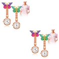thumbnail image 4 of Transemion 2 Pcs Montre à Broche Exquise de Poche Portable à Suspendre Montres à Revers pour Femmes Infirmières Médecins Accessoires Maison Extérieur 2Ensemble, 4 of 6
