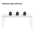 thumbnail image 4 of BeesClover Dining Table for 6-8 Person Farmhouse Large Rectangular Kitchen Tables Mid-Century Modern Kitchen Table with Sturdy Metal Legs for Small Kitchens, Dining Office Areas, 4 of 6