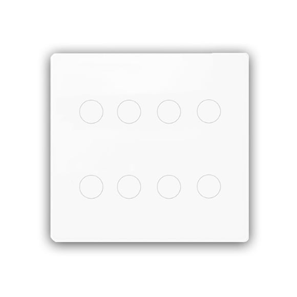 Qualitchoice WiFi Touching Switch Strong Sensitivity Dual-mode 6/8 Way Switch for Tuya Smartlife App for Tmall Genie