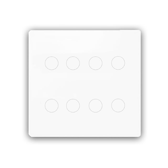 Qualitchoice WiFi Touching Switch Strong Sensitivity Dual-mode 6/8 Way Switch for Tuya Smartlife App for Tmall Genie