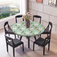 thumbnail image 2 of Rongfmy Round Tablecloth Waterproof Polyester Tablecloth Indoor Furnishing H - 150cm (60 Inch), 2 of 6