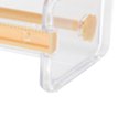thumbnail image 2 of Washi Washi Tape Dispenser Cutter Transparent 2 Serrated Bars ABS Plastic Stackable Tape Holder Dispenser for Storage, 2 of 5