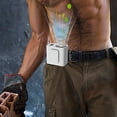 thumbnail image 2 of Waist Clip Leafless Fan, 3600mAh USB Rechargeable, 5-Speed Strong Wind for Sports & Travel, 2 of 4
